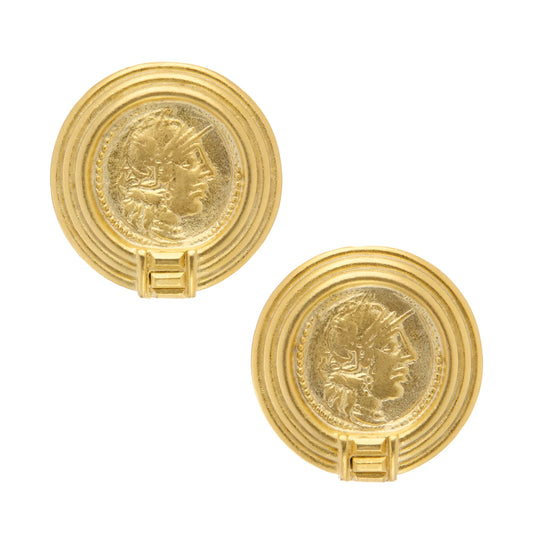 Susan Shaw Roman Coin Studs