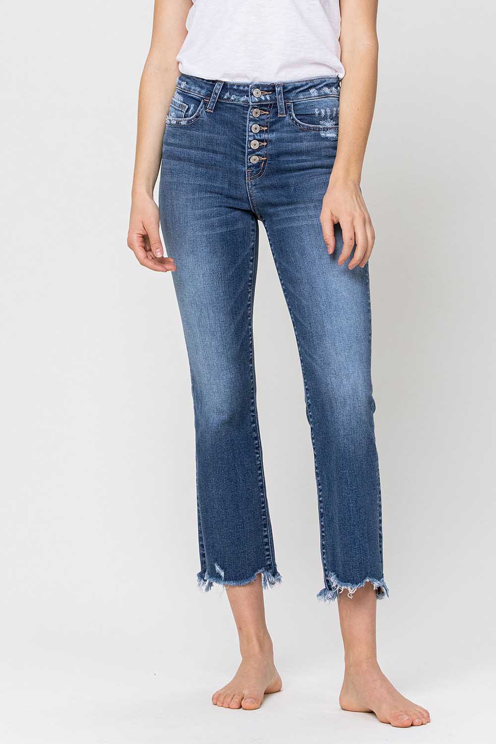 Timeless Cropped High Rise Jeans