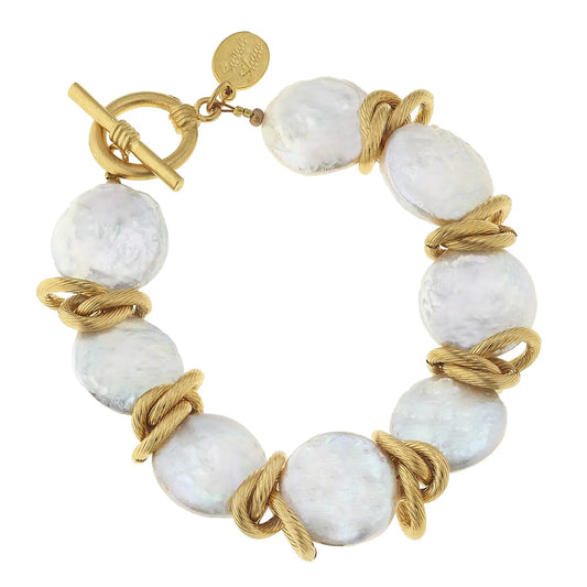 Susan Shaw Genuine Freshwater Pearl Bracelet