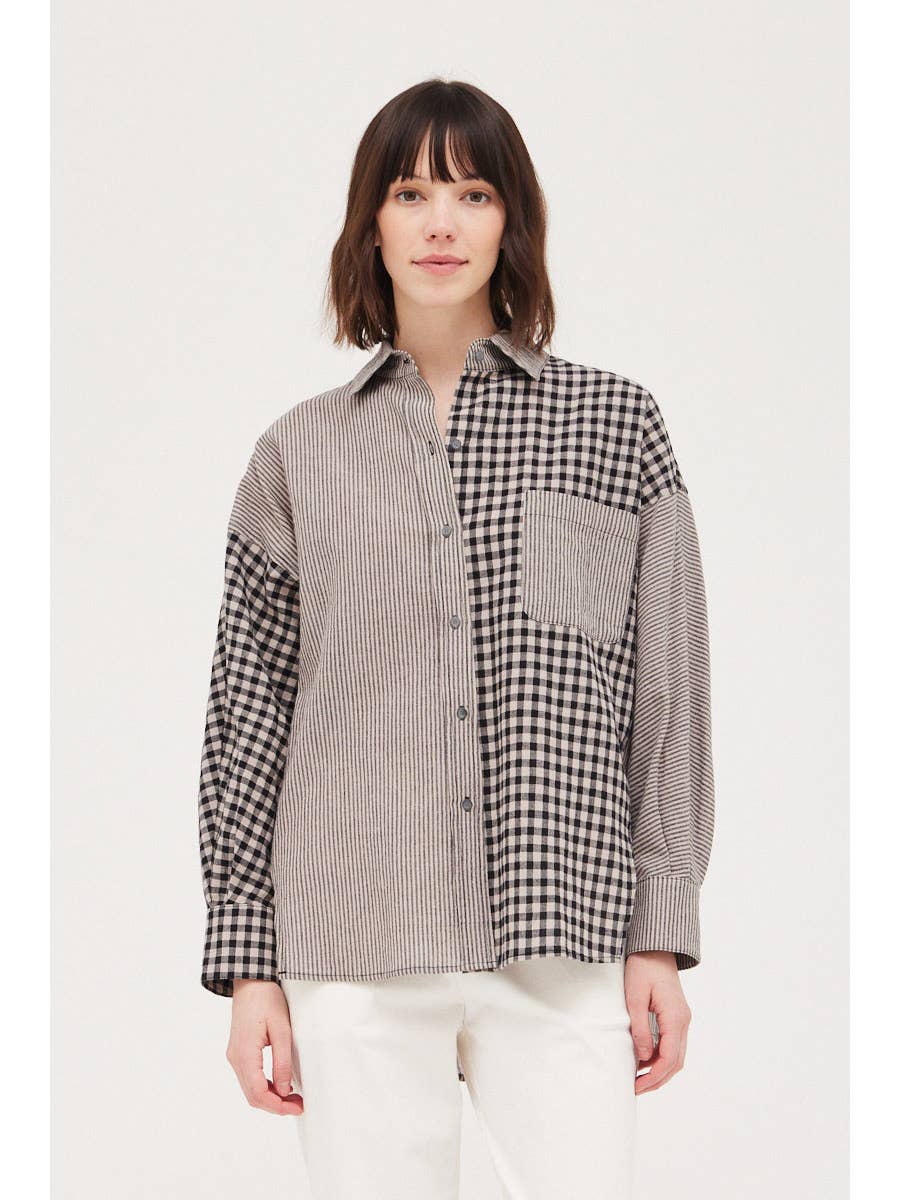 Oaklynn Button Up