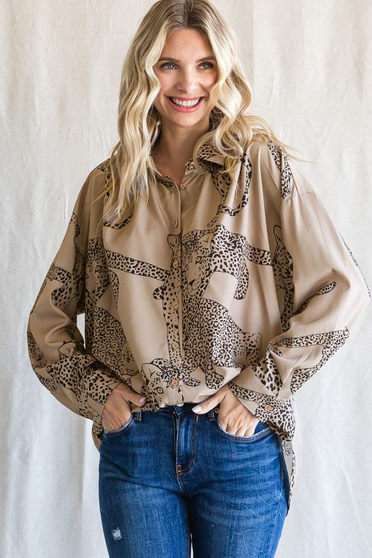 Printed Animal Top