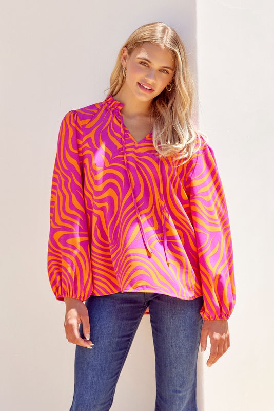 Jen Print top