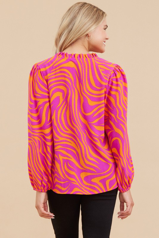 Jen Print top