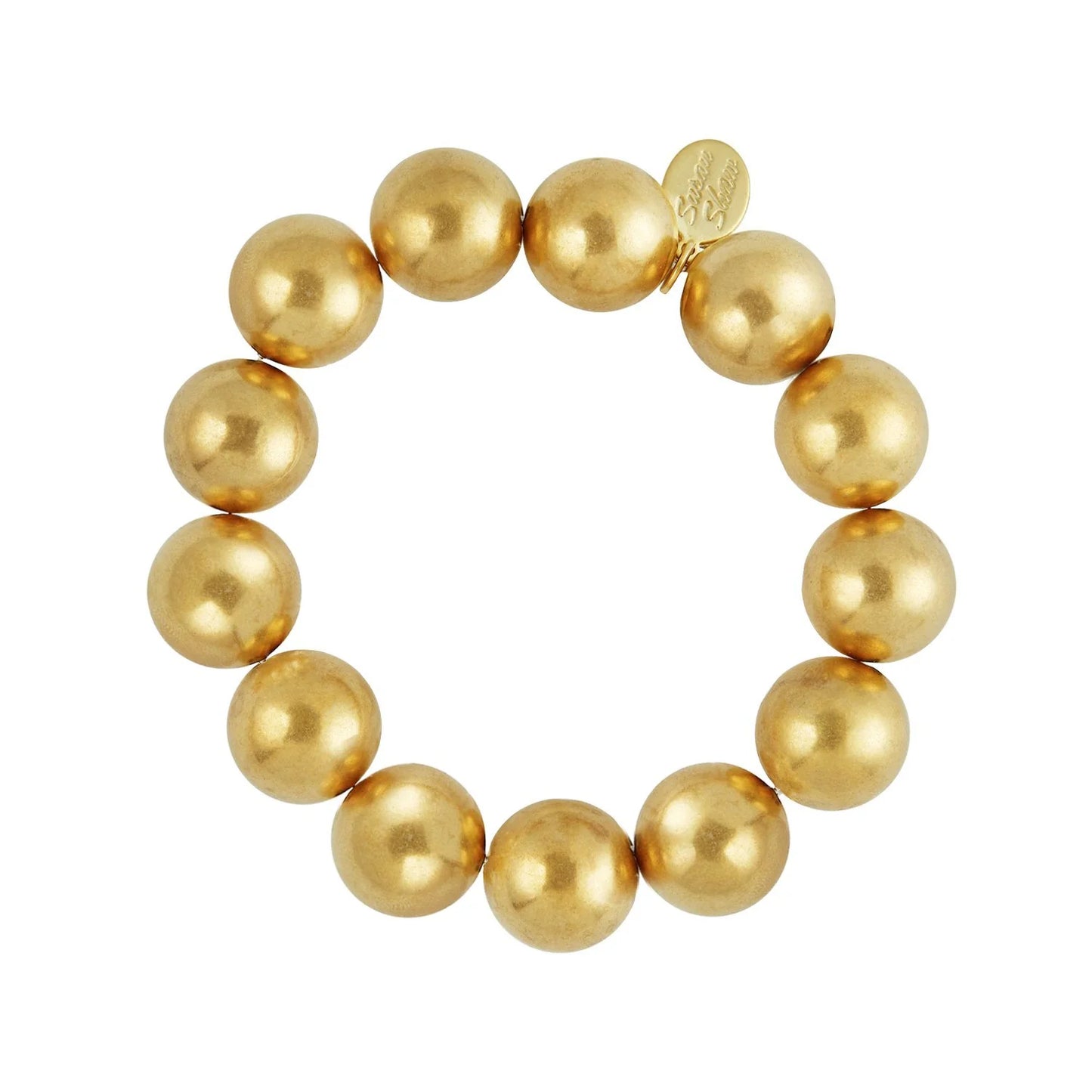 Susan Shaw Margaret Gold Bead Bracelet