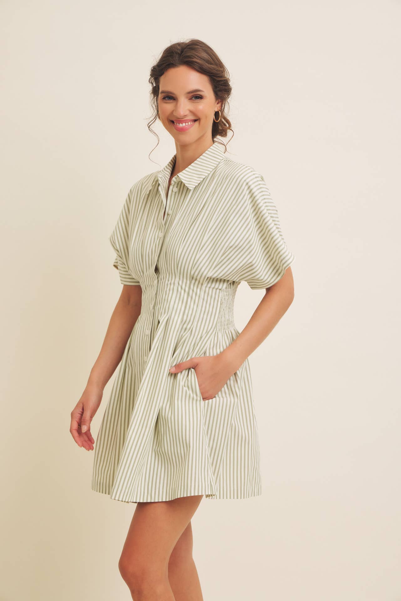 Cecily Stripe Dress