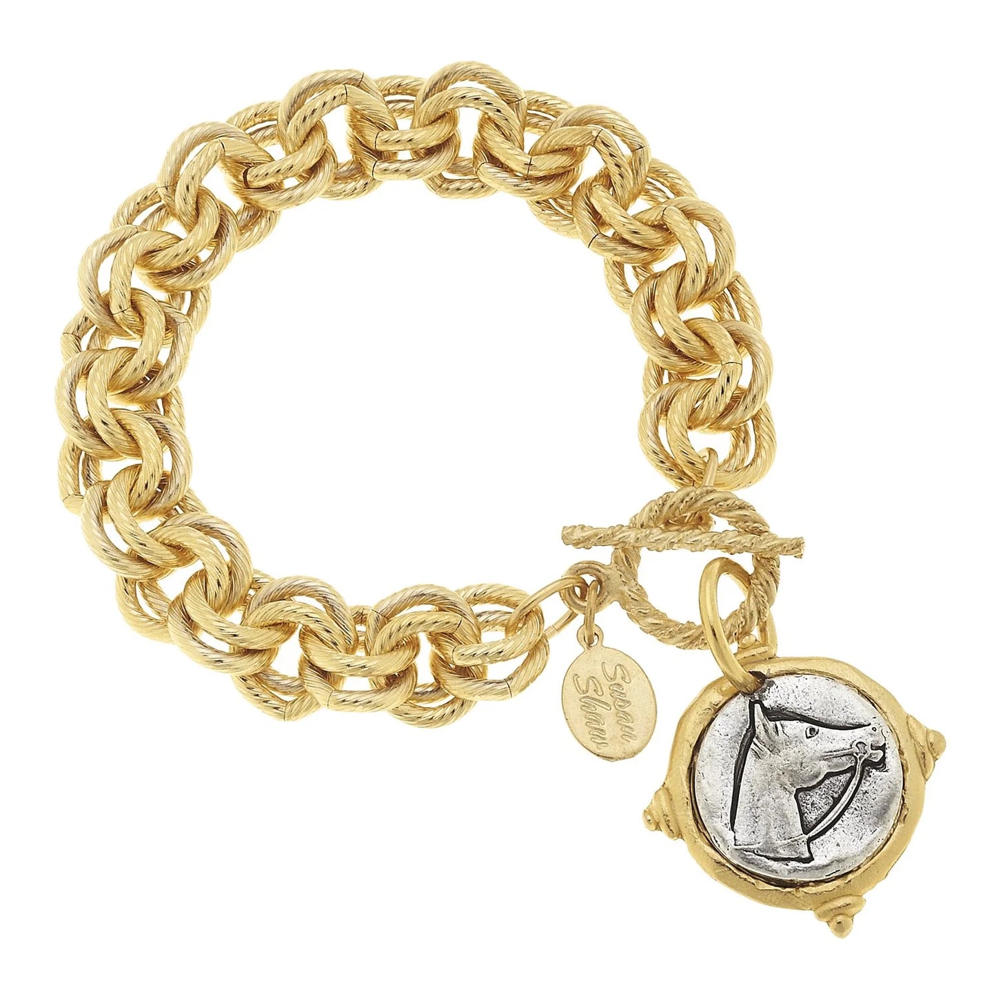 Susan Shaw Horse Intaglio Bracelet