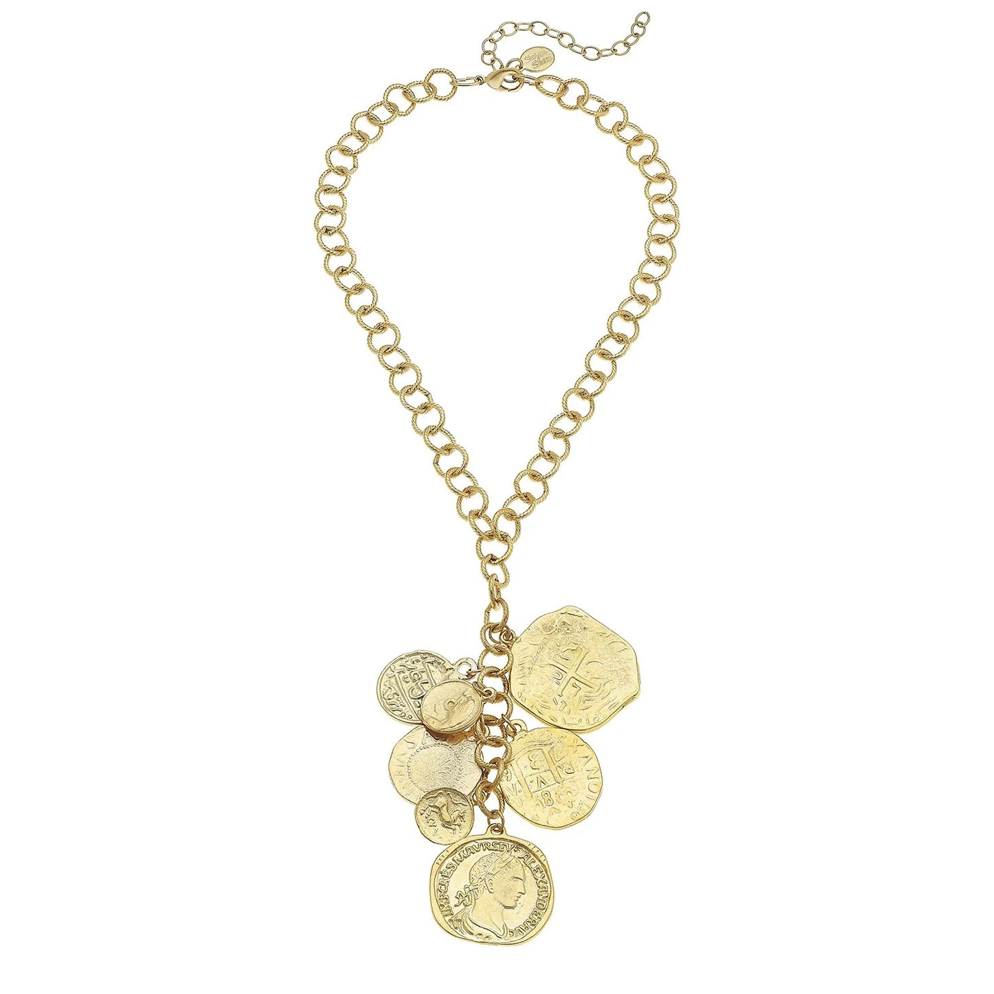 Susan Shaw Layered Coin Necklace