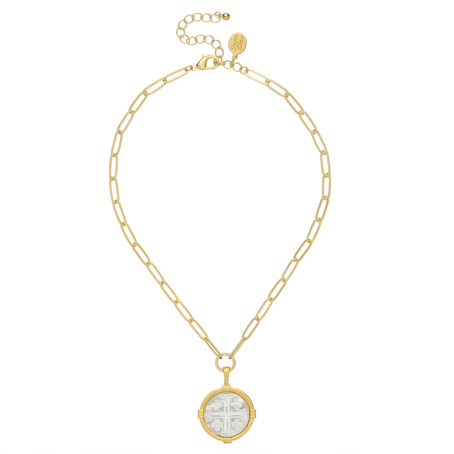 Susan Shaw Jerusalem Cross Necklace