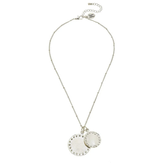 Susan Shaw Double Circle Necklace