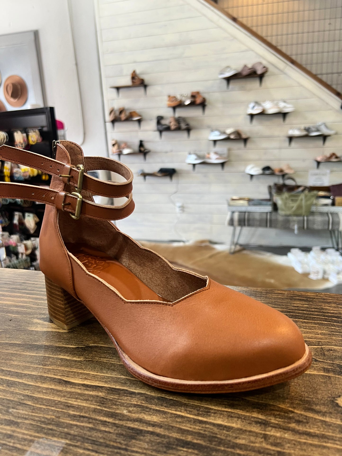 Bali Lily Valley Leather Heels