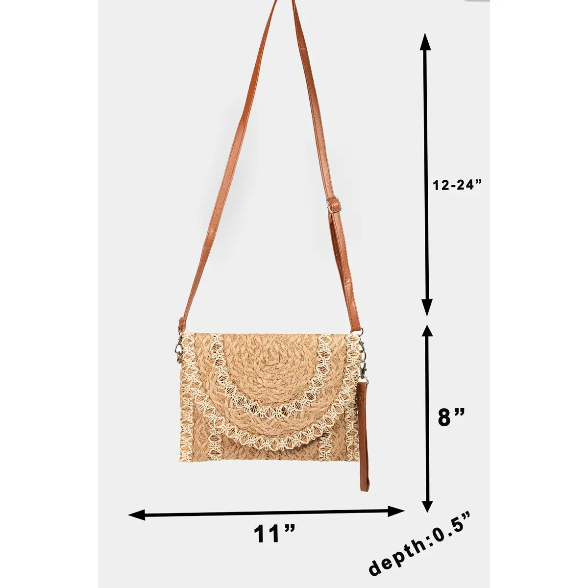 Sunwoven Stitch Clutch