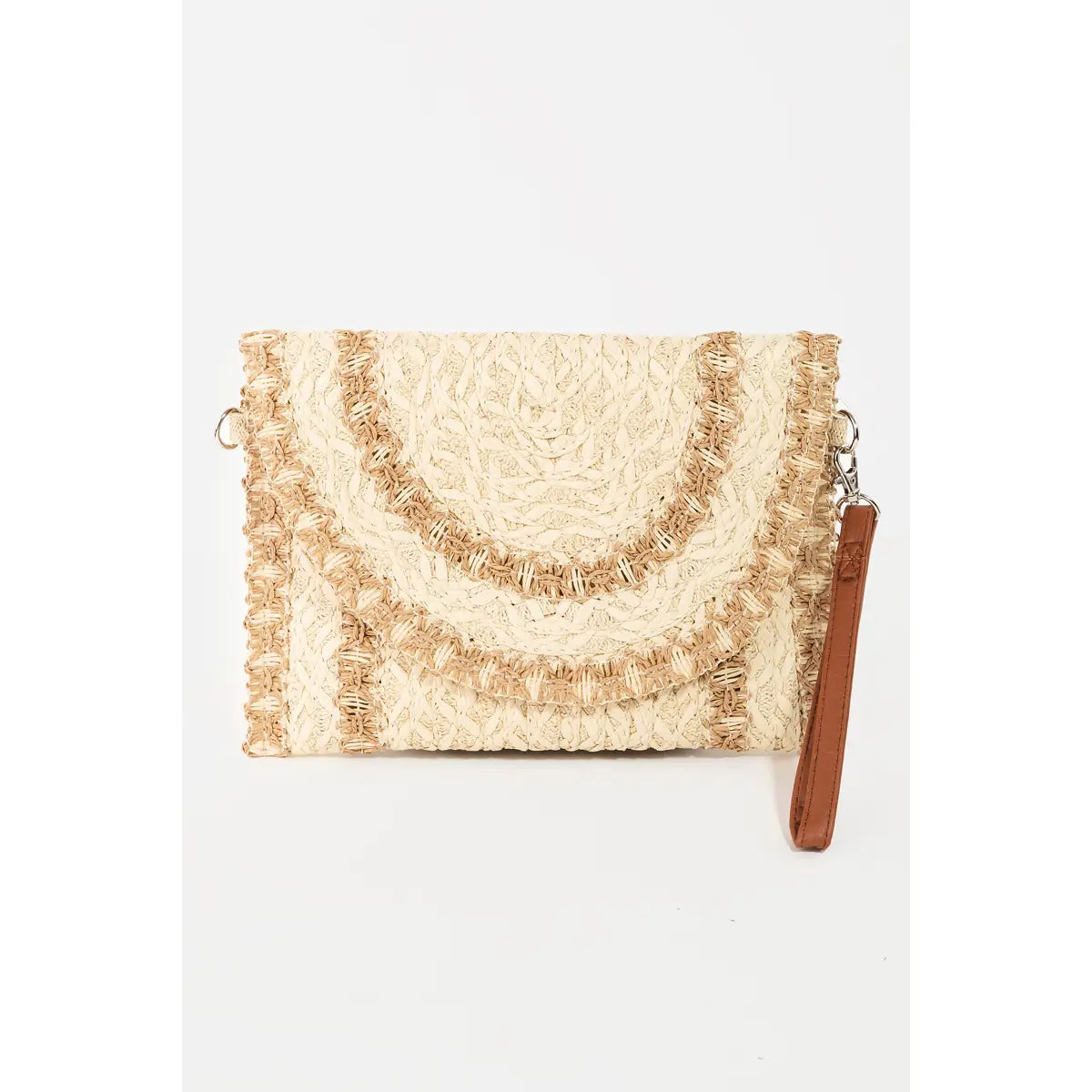 Sunwoven Stitch Clutch
