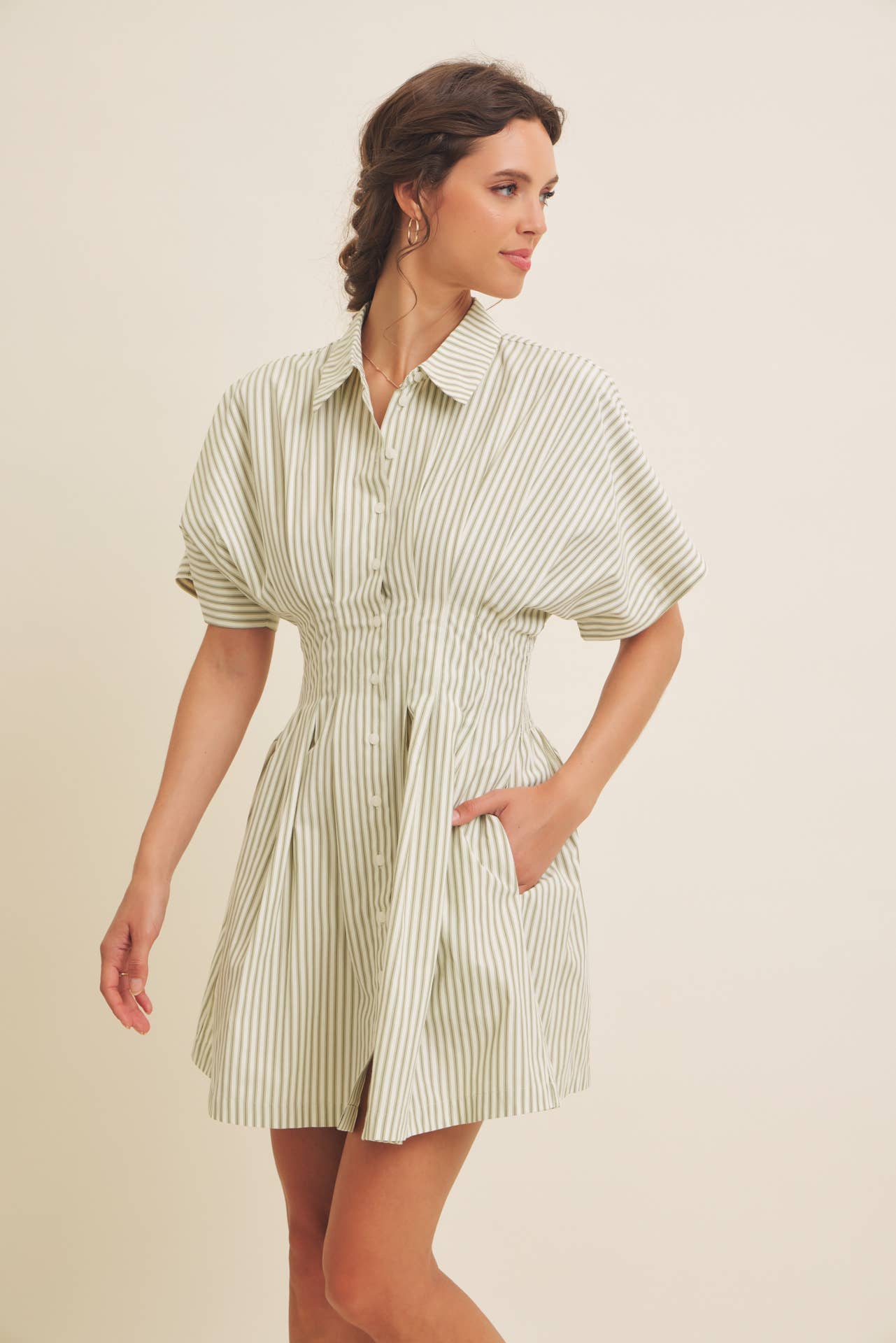 Cecily Stripe Dress