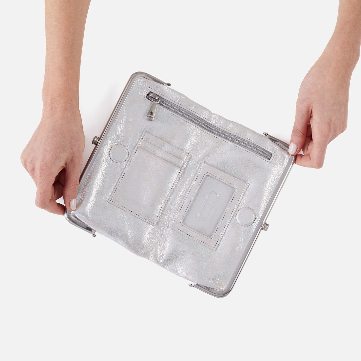 Hobo Lauren Clutch-Wallet - Silver