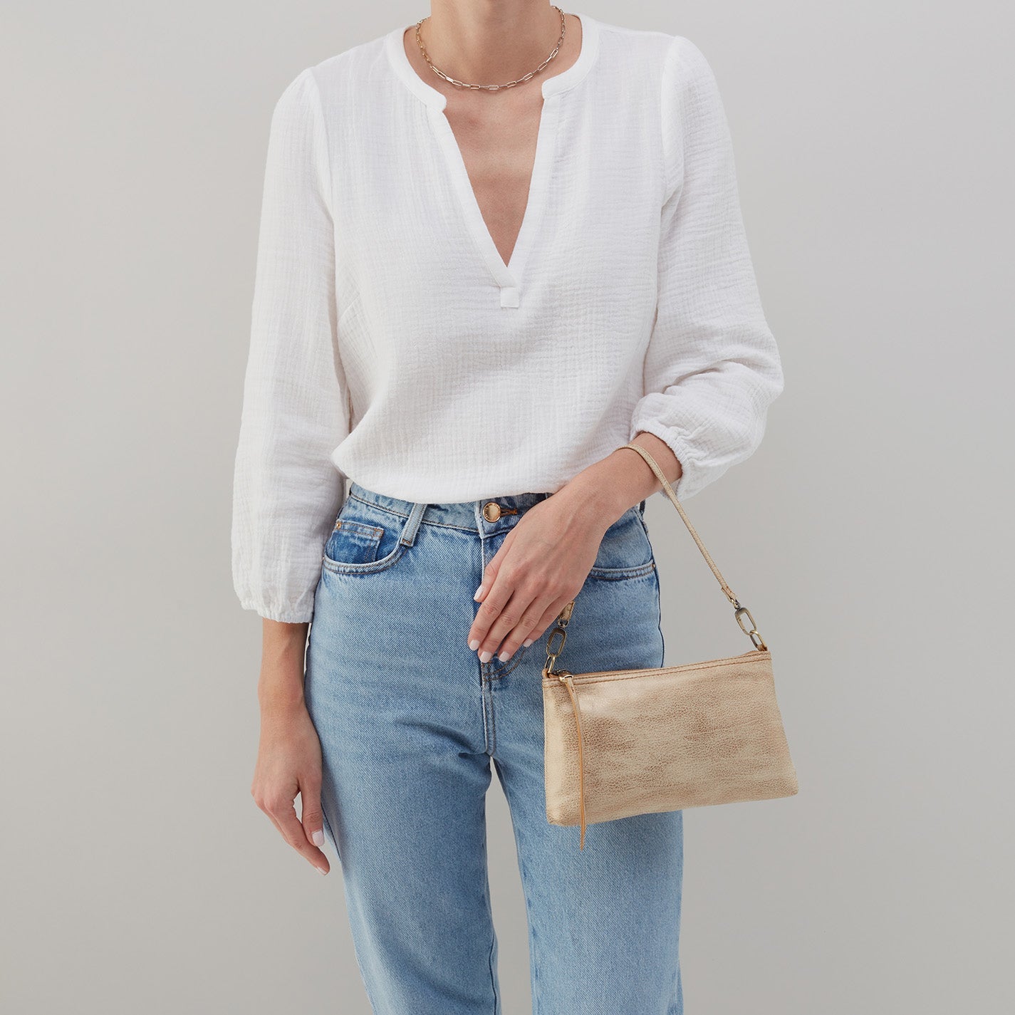 Hobo Darcy Crossbody - Gold Leaf