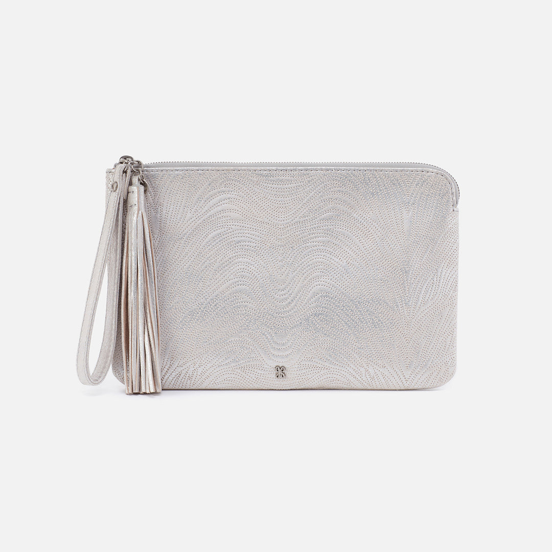 Hobo Wayfare Wristlet - Silver