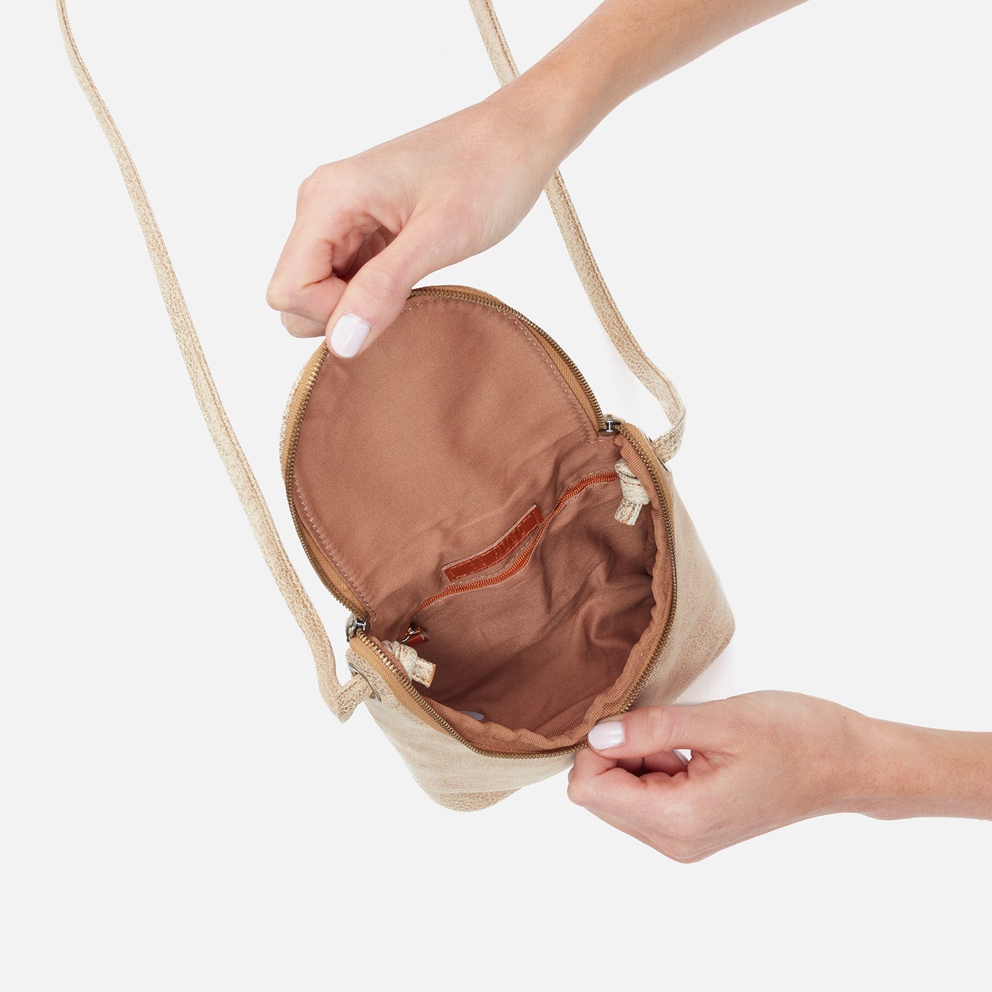 Hobo Fern Crossbody - Gold Leaf