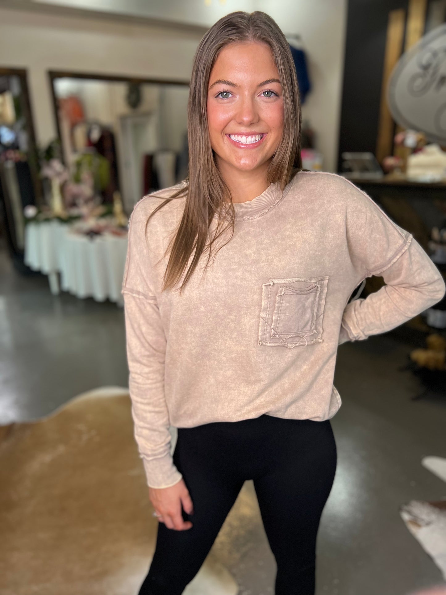 Indigo pullover