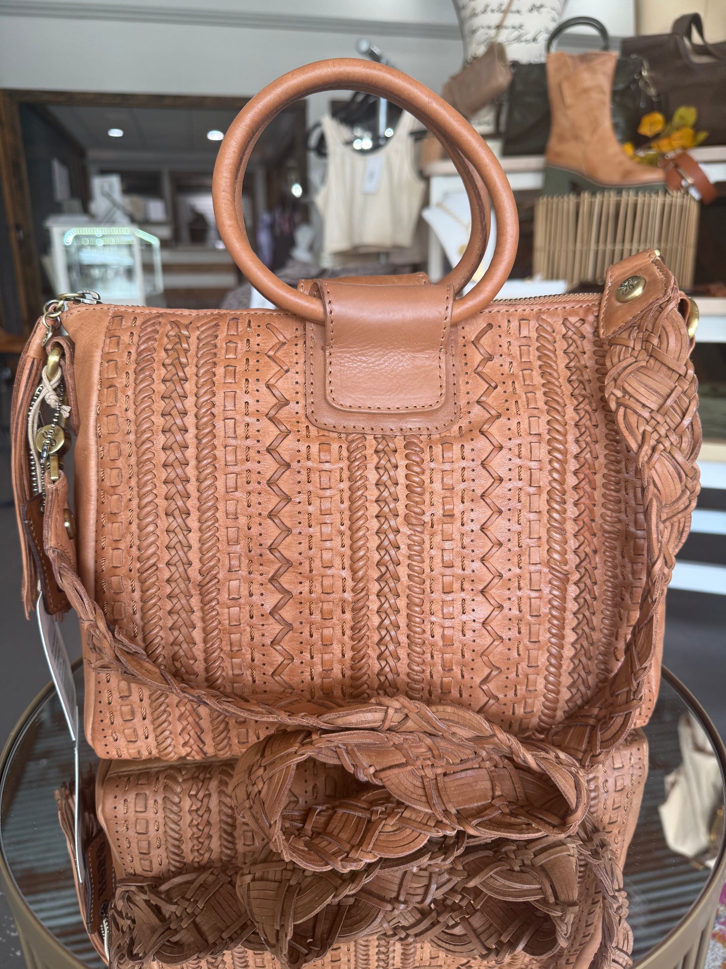 Hobo Harvest Wheat Sheila Medium Satchel