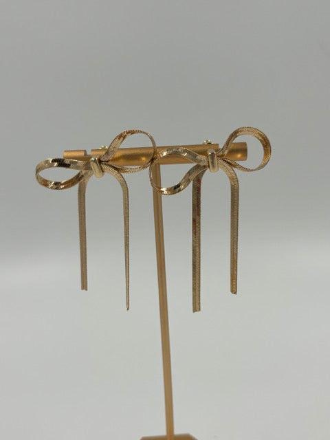 Put a bow on it earrings