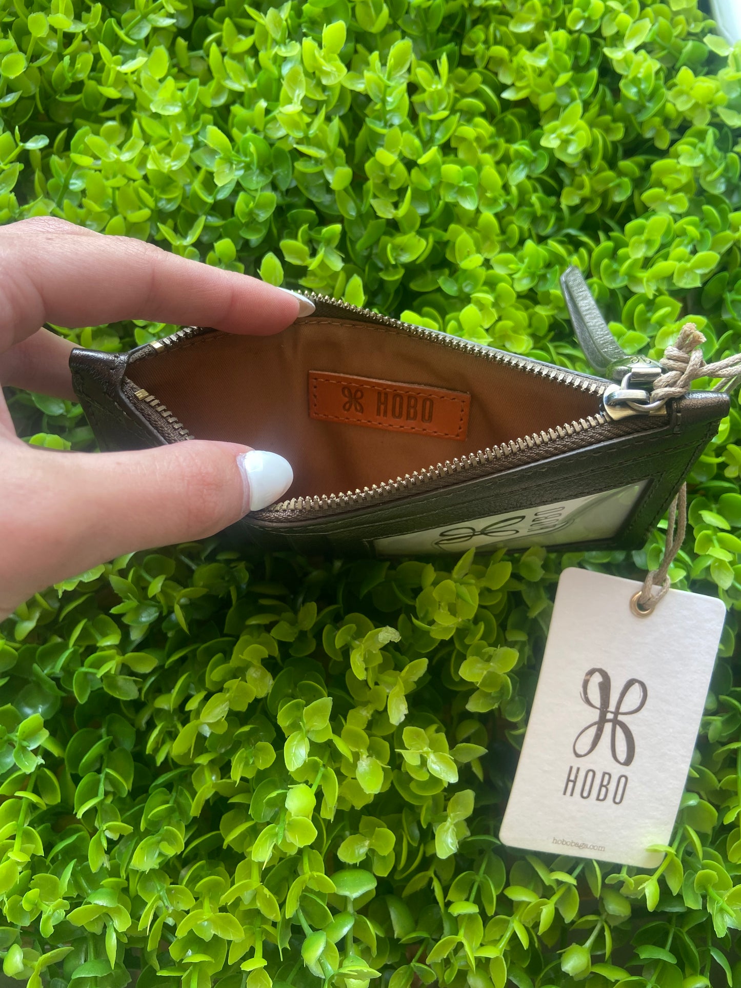 Hobo Carte Card Case - Pewter
