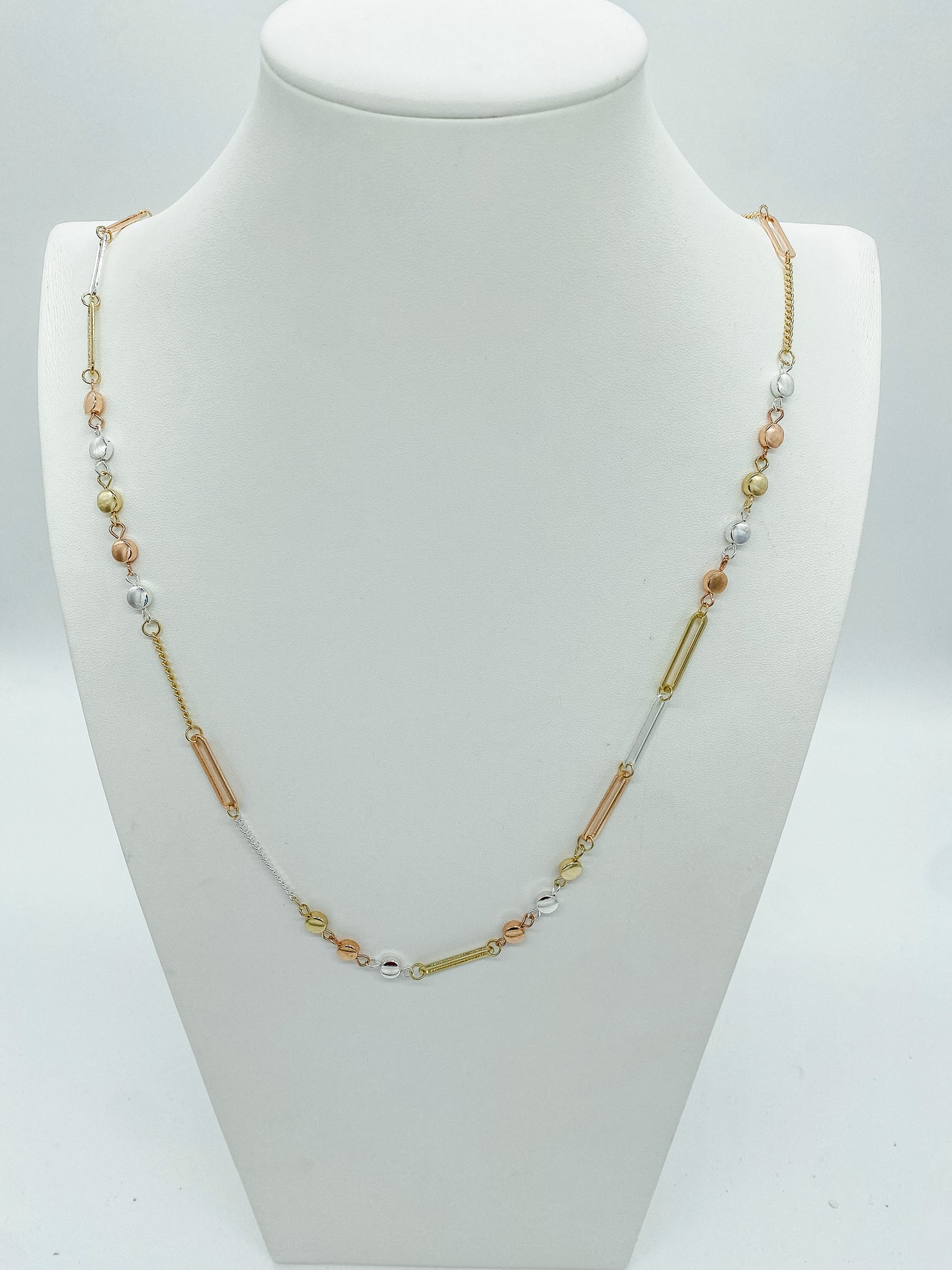 Station Chain Long Necklace