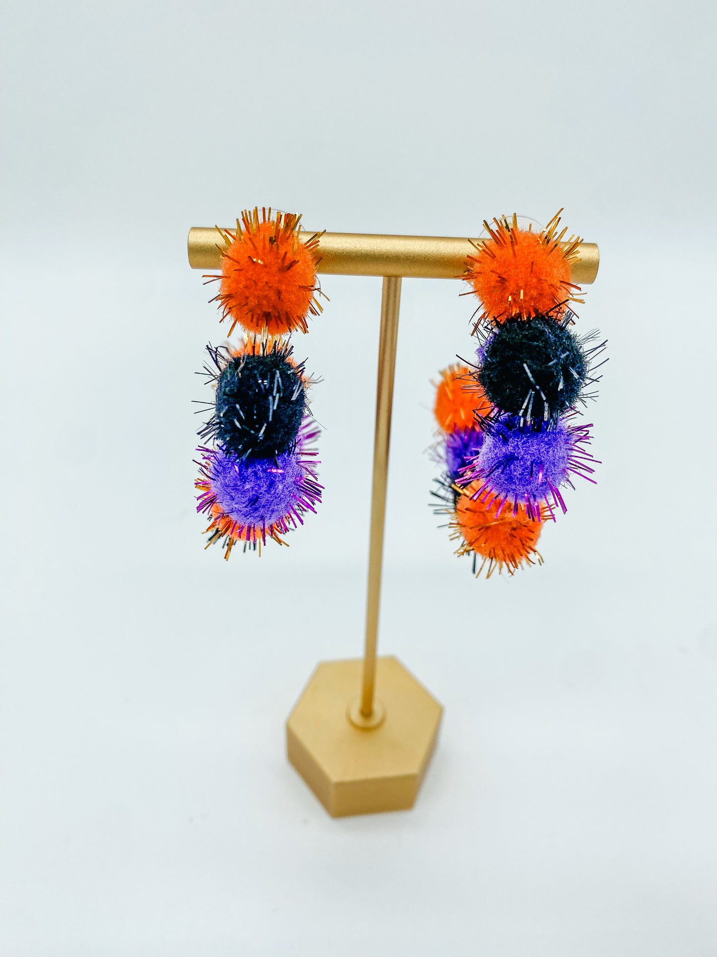 Halloween Pom Pom Hoops