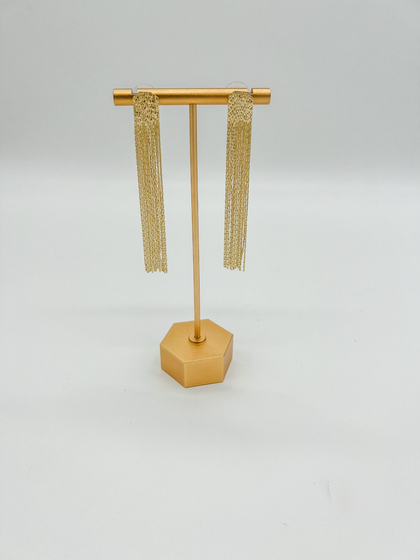 Gold Tassel Earrings