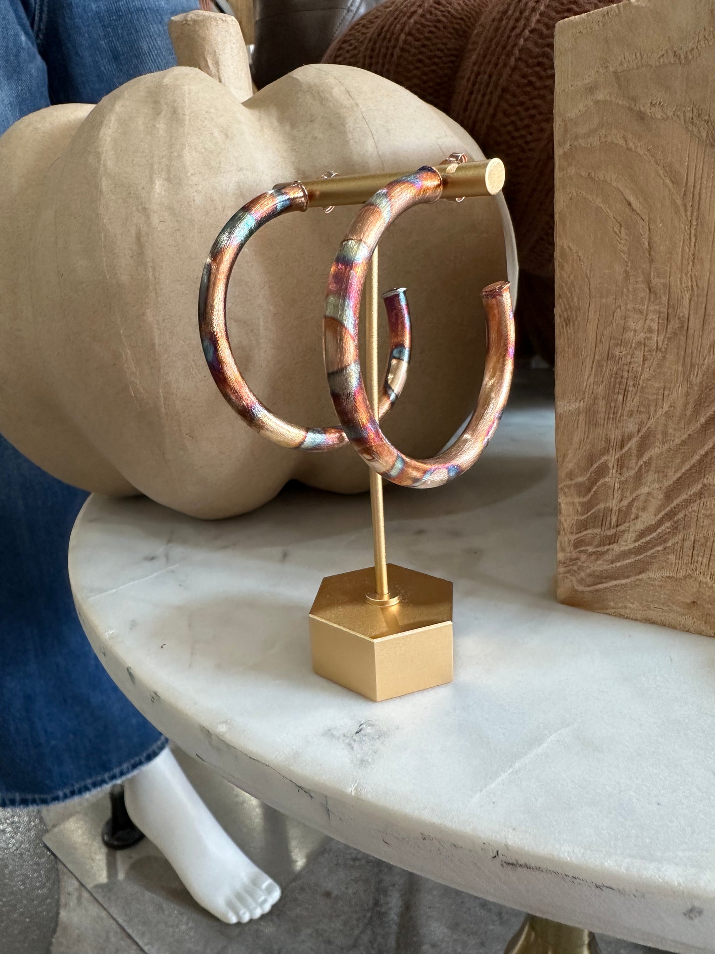 Sheila Fajl Burnished Gold Arlene Hoops