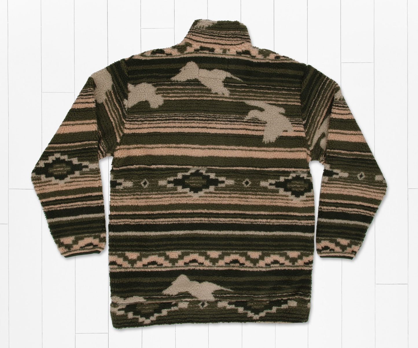 Southern Marsh Matagorda Rustic Fleece Pullover