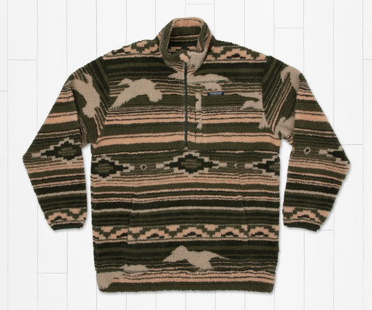Southern Marsh Matagorda Rustic Fleece Pullover