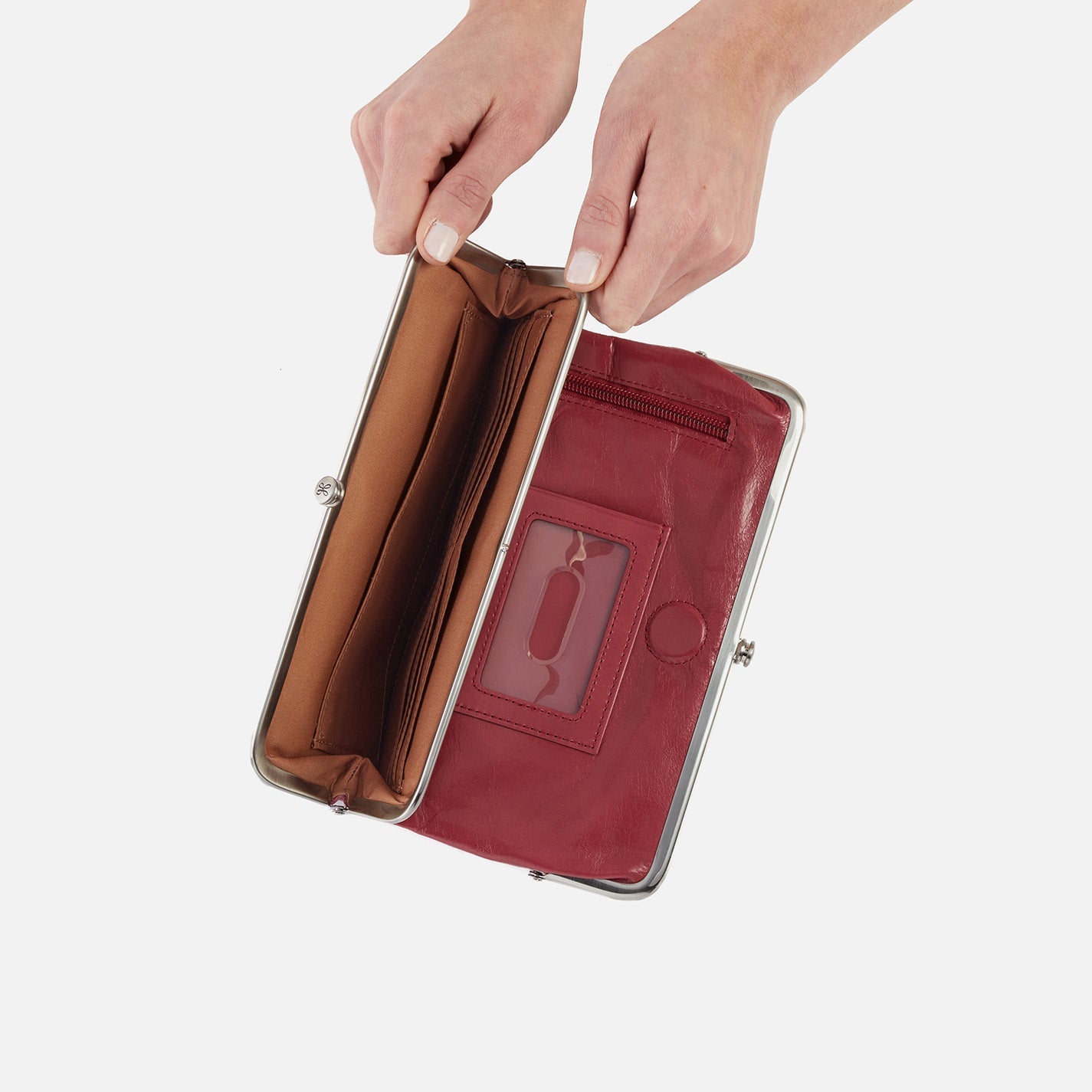 Hobo Lauren Clutch-Wallet - Cranberry
