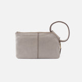 Hobo Sable Wristlet- Light Grey