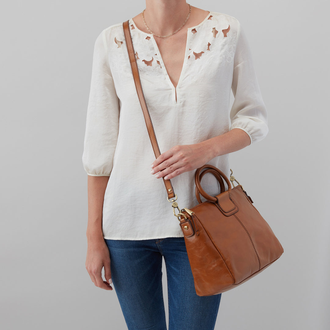 Hobo Sheila Medium Satchel - Truffle