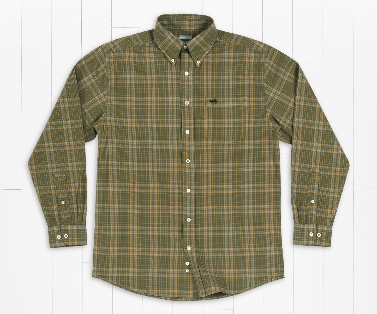 Southern Marsh Verret Washed Check Dress Shirt