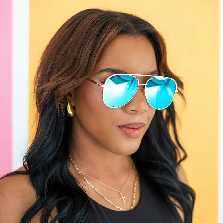 Dax Eyewear Classic Aviator Sunglasses - Ocean