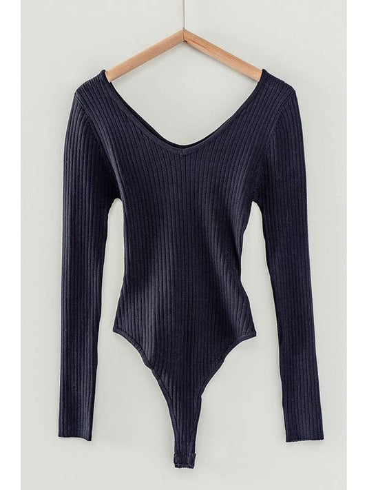 V neck Bodysuit