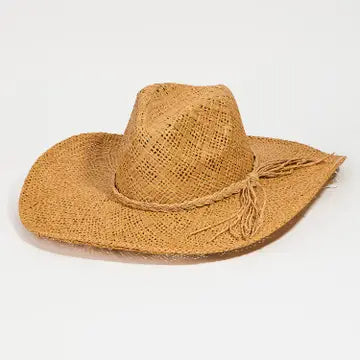 Intricate Straw Weave Sun Hat