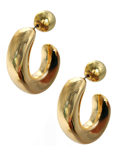 Gold Bubble Earrings