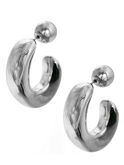 Silver Bubble Earrings