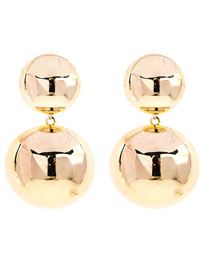 Dome Drop Statement Earrings
