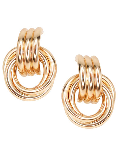 Door Knocker Post Earrings