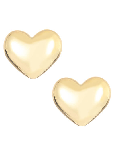 Heart Statement Post Earrings