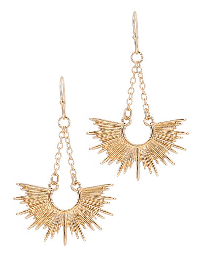 Sunburst Drop Earring