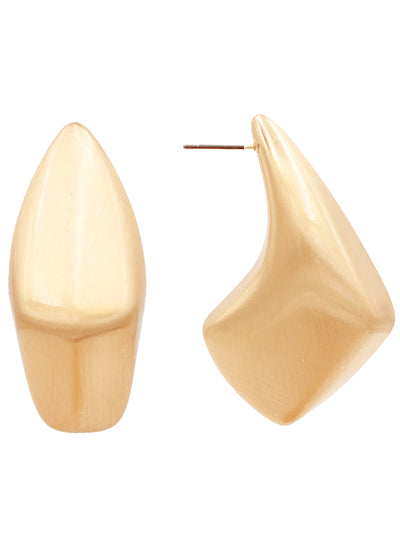 Gold Geometric Statement Earrings