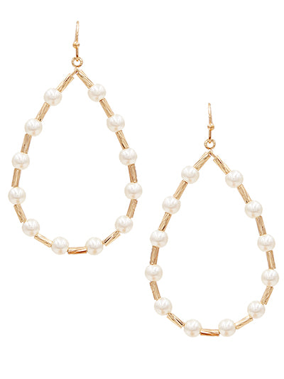 Pearl Teardrop Earrings