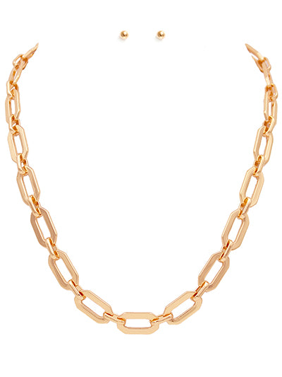 Oval Chain Necklace