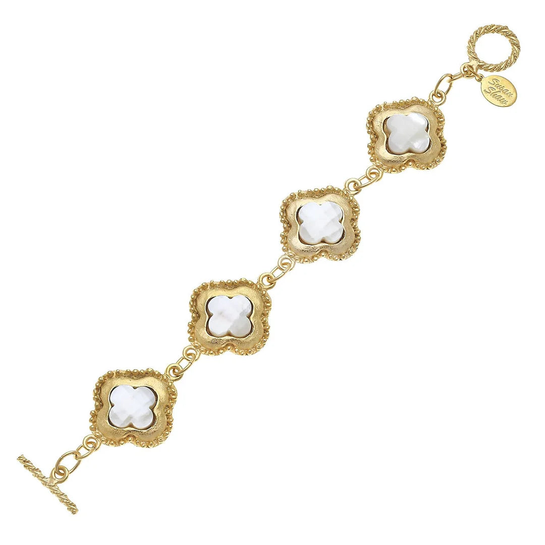 Susan Shaw Genuine Mother of Pearl Bracelet