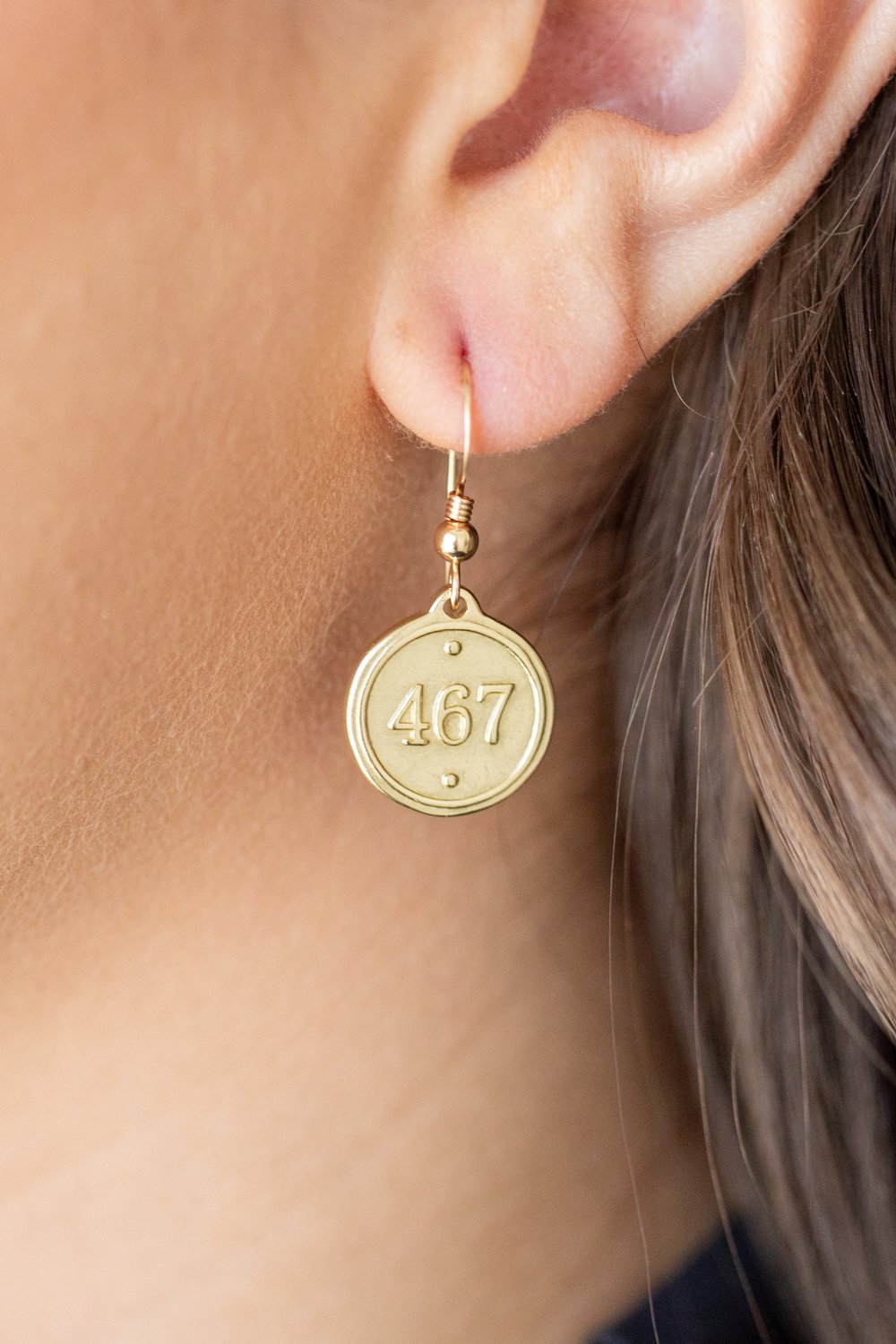 Madison Sterling: French Hook Earrings - Philippians 4:6-7