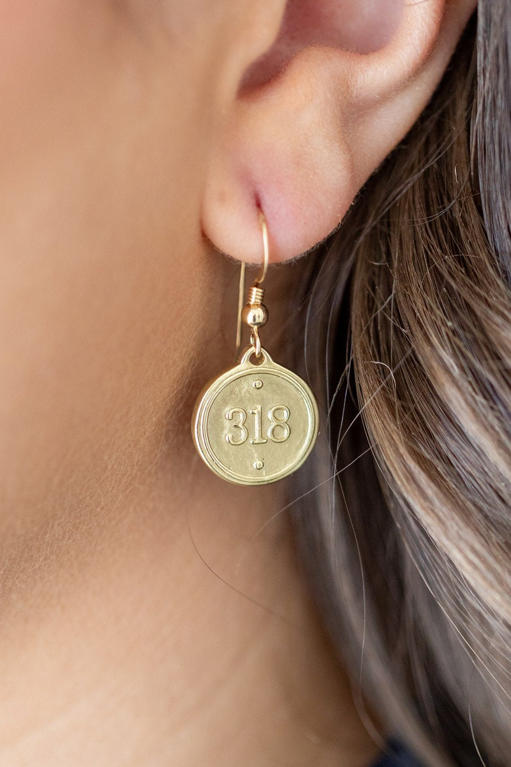 Madison Sterling: French Hook Earring - Ephesians 3:18